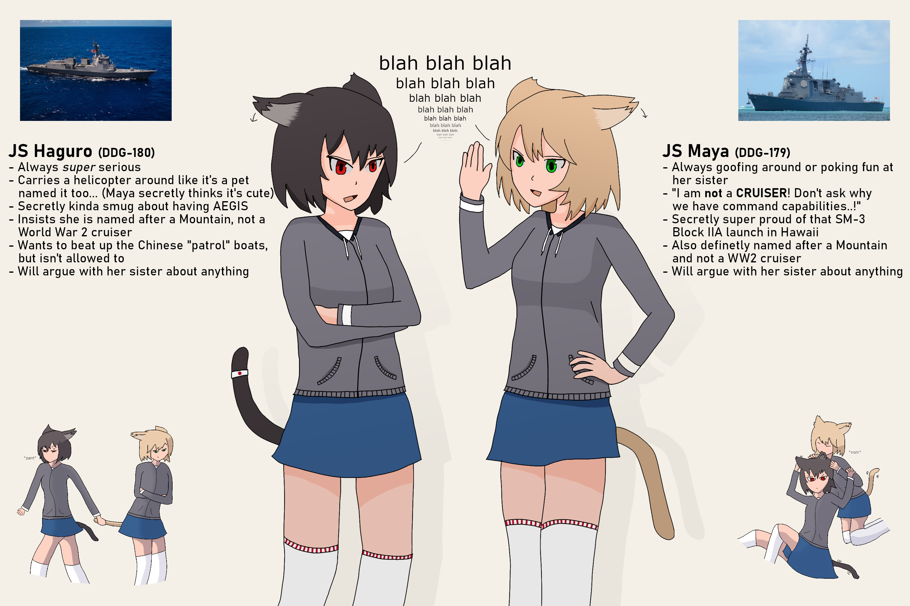 Maya and Haguro Reveal Image